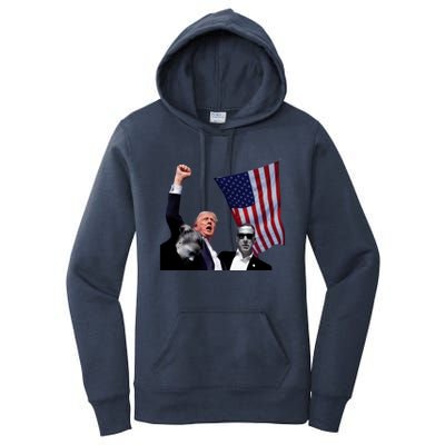 Trump Never Surrender Rise Up Fight Stand In Their Way! Cool Gift Women's Pullover Hoodie