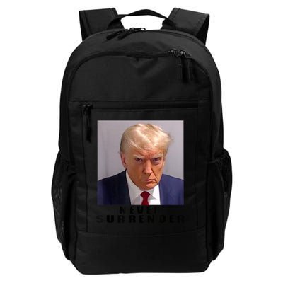 Trump never surrender Donald Trump Mugshot 2024 Backpack