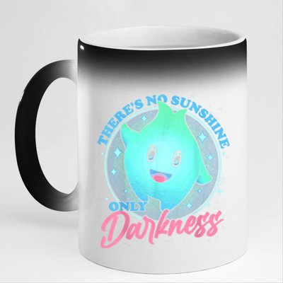 Theres No Sunshine Only Darkness 11oz Black Color Changing Mug