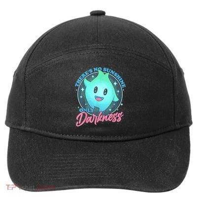 Theres No Sunshine Only Darkness 7-Panel Snapback Hat