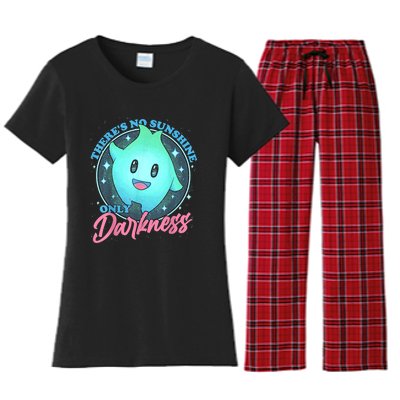 Theres No Sunshine Only Darkness Women's Flannel Pajama Set