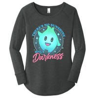 Theres No Sunshine Only Darkness Women's Perfect Tri Tunic Long Sleeve Shirt