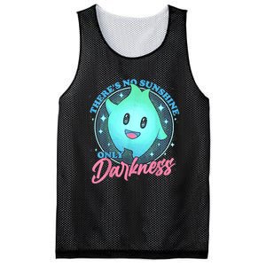 Theres No Sunshine Only Darkness Mesh Reversible Basketball Jersey Tank