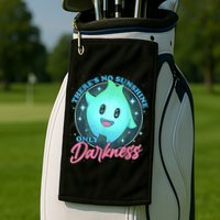 Theres No Sunshine Only Darkness Golf Towel