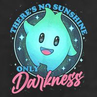 Theres No Sunshine Only Darkness Golf Towel