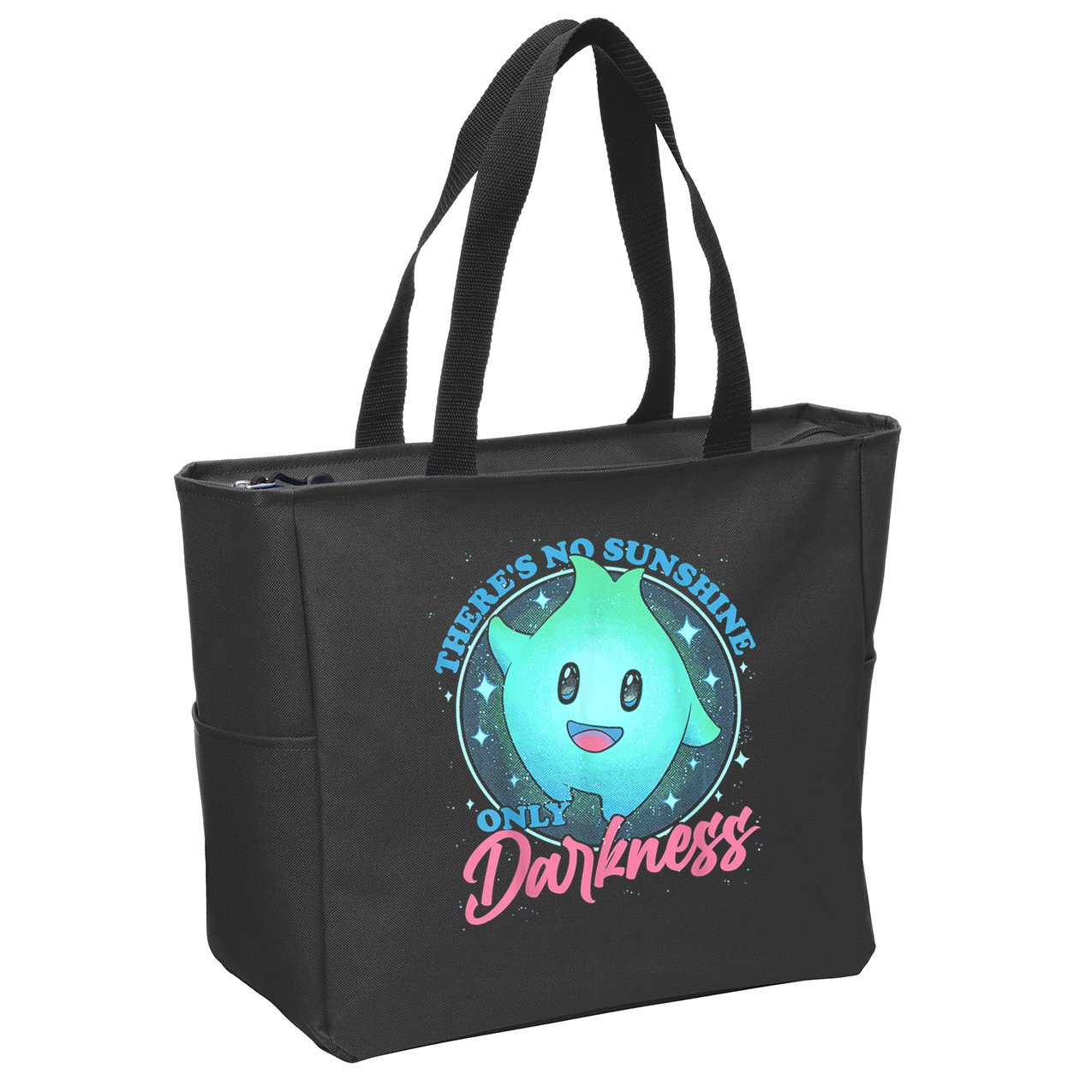 Theres No Sunshine Only Darkness Zip Tote Bag