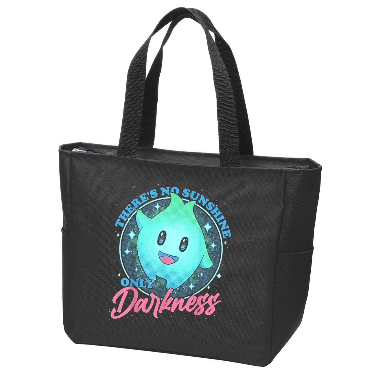 Theres No Sunshine Only Darkness Zip Tote Bag