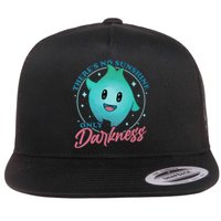 Theres No Sunshine Only Darkness Lumalee Luma Star Cute Game Lover Flat Bill Trucker Hat