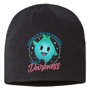 Theres No Sunshine Only Darkness Lumalee Luma Star Cute Game Lover Sustainable Beanie