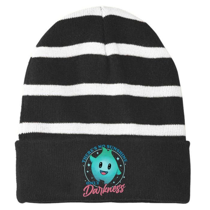 Theres No Sunshine Only Darkness Lumalee Luma Star Cute Game Lover Striped Beanie with Solid Band