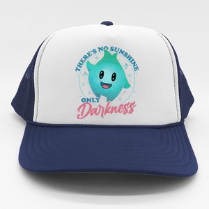 Theres No Sunshine Only Darkness Lumalee Luma Star Cute Game Lover Trucker Hat