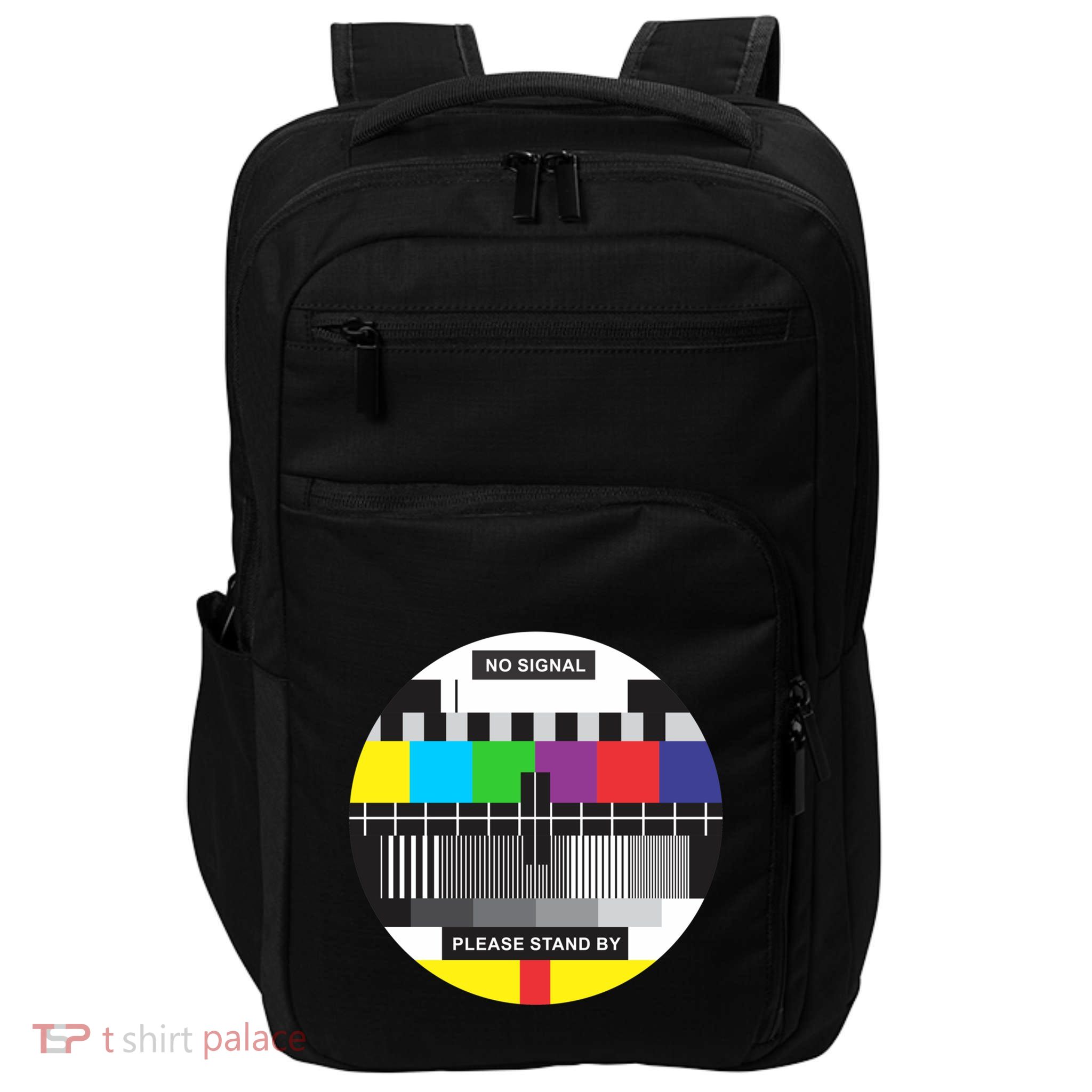 Tv No Signal Impact Tech Backpack