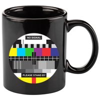 Tv No Signal 11oz C Handle Ceramic Mug