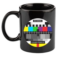 Tv No Signal 11oz C Handle Ceramic Mug