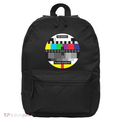 Tv No Signal 16 in Basic Backpack