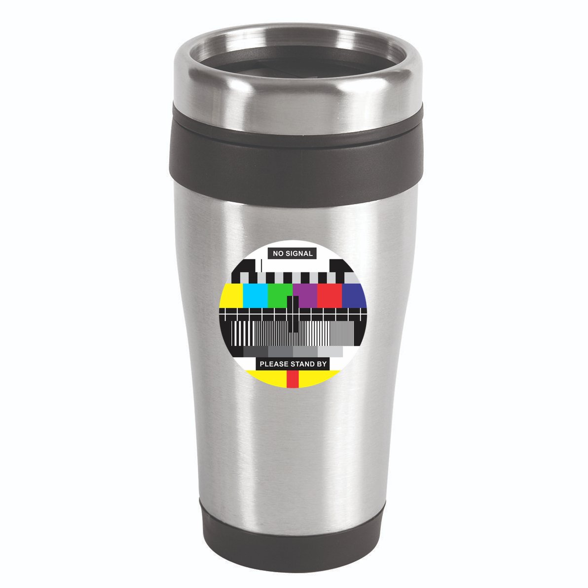 Tv No Signal 16oz Travel Tumbler