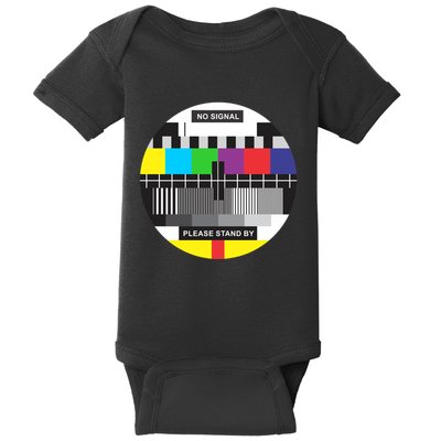 Tv No Signal Baby Bodysuit