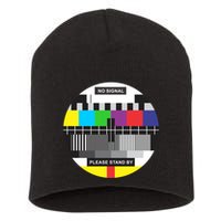 Tv No Signal Short Acrylic Beanie