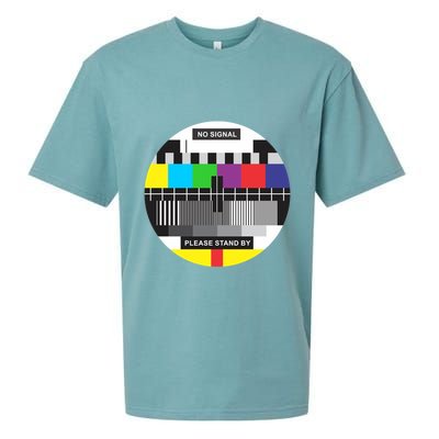 Tv No Signal Sueded Cloud Jersey T-Shirt