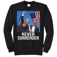 Trump Never Surrender 2024 Resilient Leadership Sweatshirt