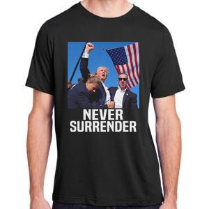 Trump Never Surrender 2024 Resilient Leadership Adult ChromaSoft Performance T-Shirt