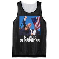 Trump Never Surrender 2024 Resilient Leadership Mesh Reversible Basketball Jersey Tank