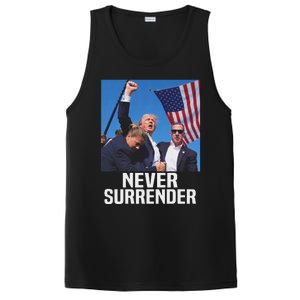 Trump Never Surrender 2024 Resilient Leadership PosiCharge Competitor Tank