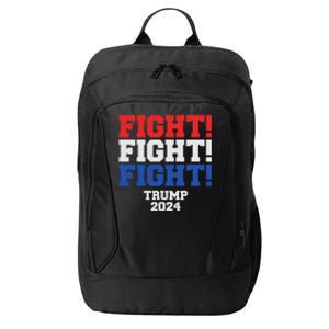 Trump Never Stop Fighting Save America 2024 City Backpack