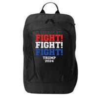 Trump Never Stop Fighting Save America 2024 City Backpack