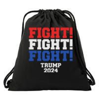 Trump Never Stop Fighting Save America 2024 Drawstring Bag