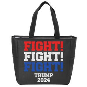 Trump Never Stop Fighting Save America 2024 Zip Tote Bag