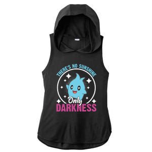 Theres No Sunshine Only Darkness Lumalee Luma Star Cute Game Lover Ladies PosiCharge Tri-Blend Wicking Draft Hoodie Tank