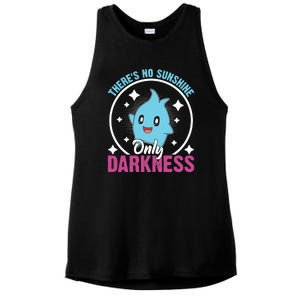 Theres No Sunshine Only Darkness Lumalee Luma Star Cute Game Lover Ladies PosiCharge Tri-Blend Wicking Tank