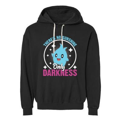 Theres No Sunshine Only Darkness Lumalee Luma Star Cute Game Lover Garment-Dyed Fleece Hoodie