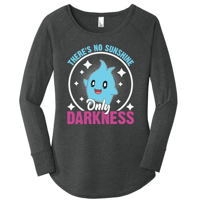 Theres No Sunshine Only Darkness Lumalee Luma Star Cute Game Lover Women's Perfect Tri Tunic Long Sleeve Shirt