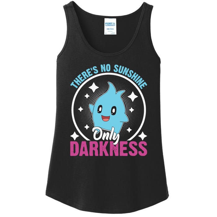 Theres No Sunshine Only Darkness Lumalee Luma Star Cute Game Lover Ladies Essential Tank