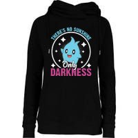 Theres No Sunshine Only Darkness Lumalee Luma Star Cute Game Lover Womens Funnel Neck Pullover Hood