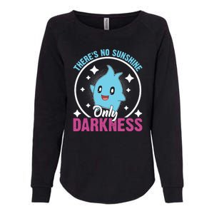 Theres No Sunshine Only Darkness Lumalee Luma Star Cute Game Lover Womens California Wash Sweatshirt