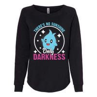 Theres No Sunshine Only Darkness Lumalee Luma Star Cute Game Lover Womens California Wash Sweatshirt