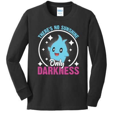 Theres No Sunshine Only Darkness Lumalee Luma Star Cute Game Lover Kids Long Sleeve Shirt