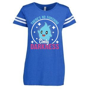 Theres No Sunshine Only Darkness Lumalee Luma Star Cute Game Lover Enza Ladies Jersey Football T-Shirt