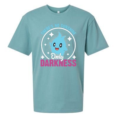 Theres No Sunshine Only Darkness Lumalee Luma Star Cute Game Lover Sueded Cloud Jersey T-Shirt