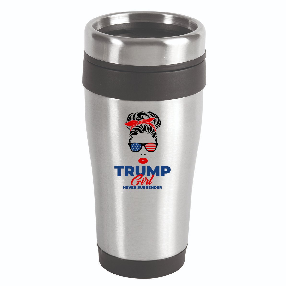 Trump Never Surrender Gift 16oz Travel Tumbler
