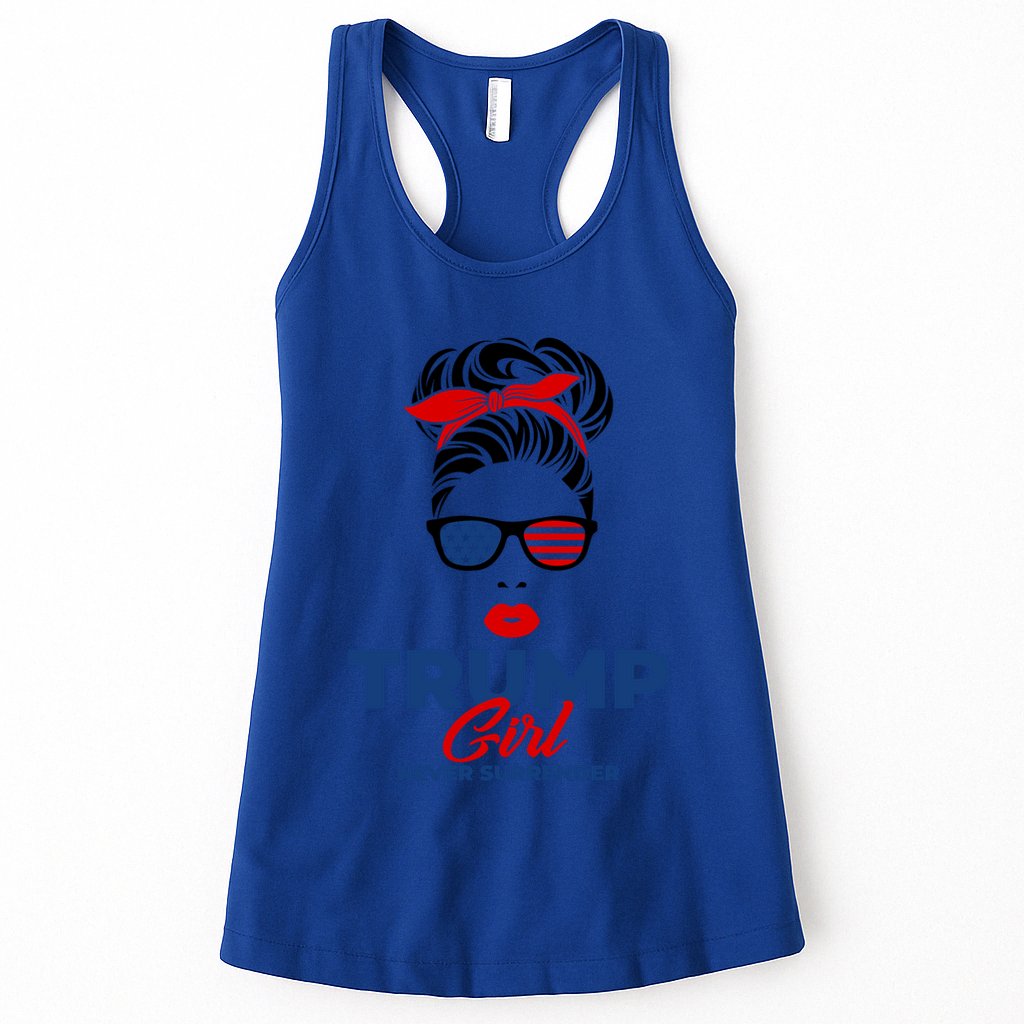 Trump Never Surrender Gift Womens Tank Top