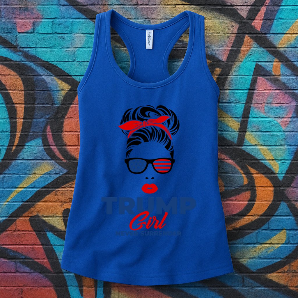 Trump Never Surrender Gift Womens Tank Top