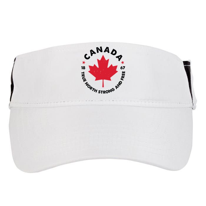 True North Strong And Free Canada Adult Drive Performance Visor