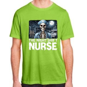 The Night Shift Nurse Spooky Ghost Nurse Halloween Costume Adult ChromaSoft Performance T-Shirt