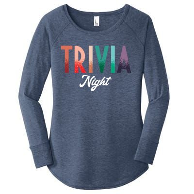 Trivia Night Show Pub Quiz Game Trivia Night Cool Gift Women's Perfect Tri Tunic Long Sleeve Shirt