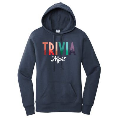 Trivia Night Show Pub Quiz Game Trivia Night Cool Gift Women's Pullover Hoodie