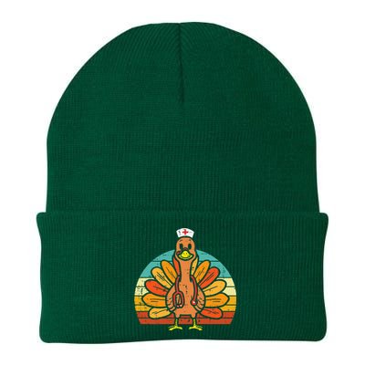 Turkey Nurse Stethoscope Thanksgiving Fall Knit Cap Winter Beanie